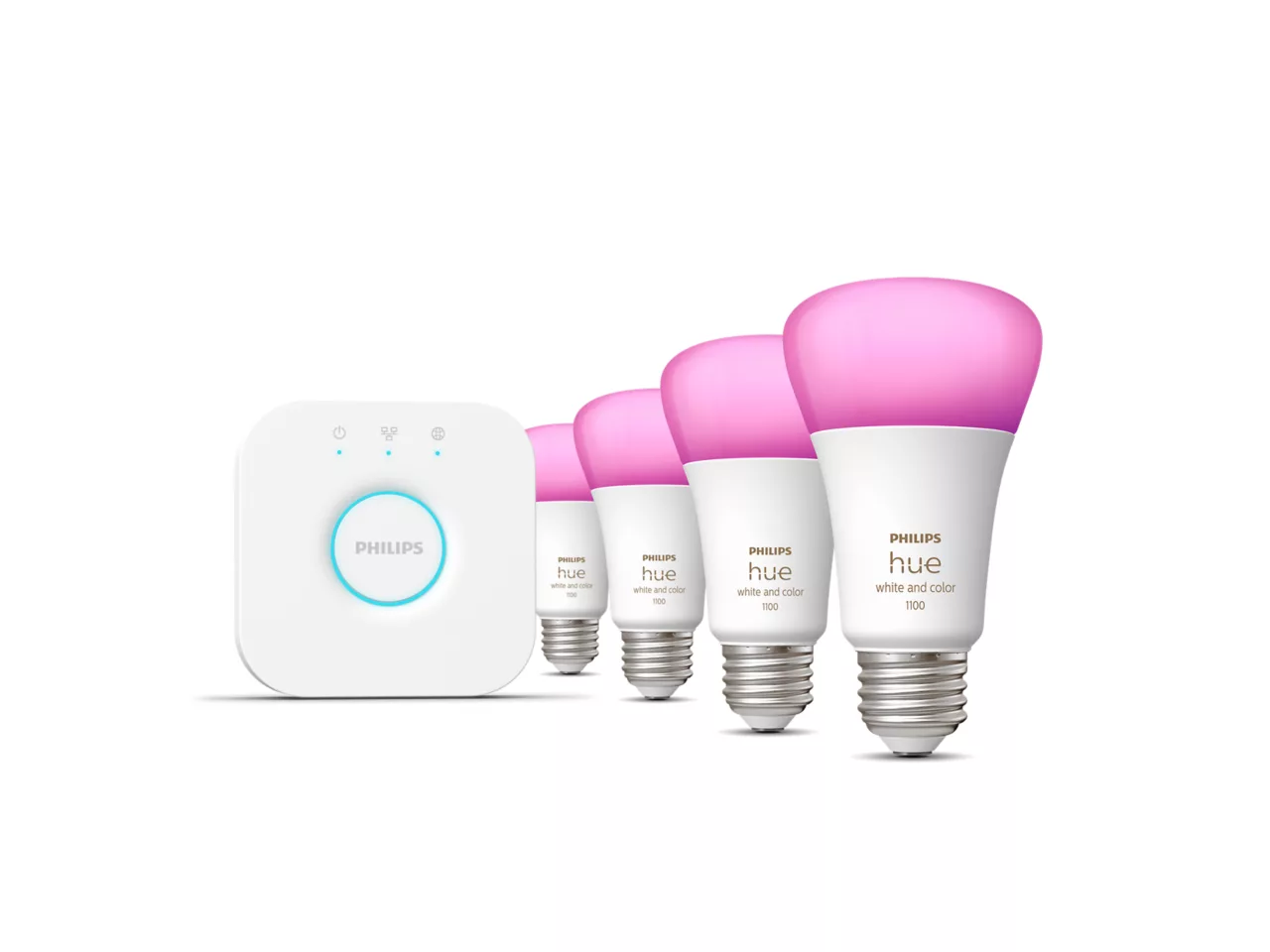 Philips Hue White Ambiance Starter Kit with bulbs and bridge
