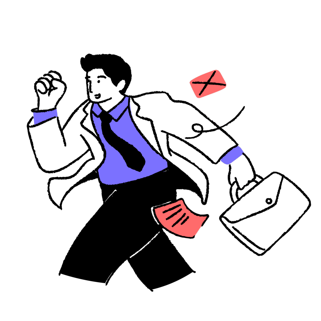 illustration of a business person